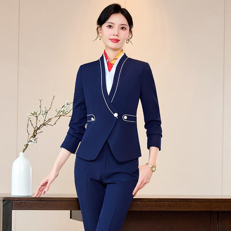 Teloraman Women s Professional Uniform Suit Set S