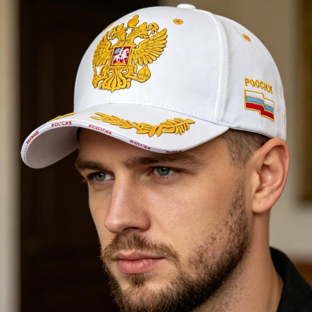 Unisex Caps Russian Double-Headed Eagle Flag Emblem Embroidery Baseball Cap For Men Women Casual Outdoor Sports Hat Cap