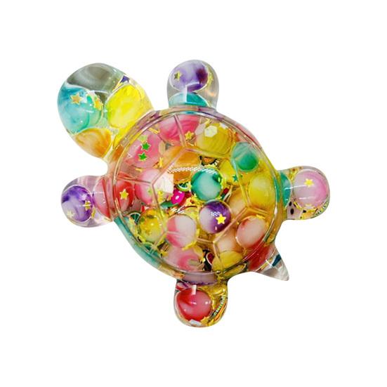 

Transparent Sequin Turtle Ornaments Glitter Small Turtle Figurine for Fairy Gardens Aquarium DIY Crafts Desktop Decoration різнокольоровий