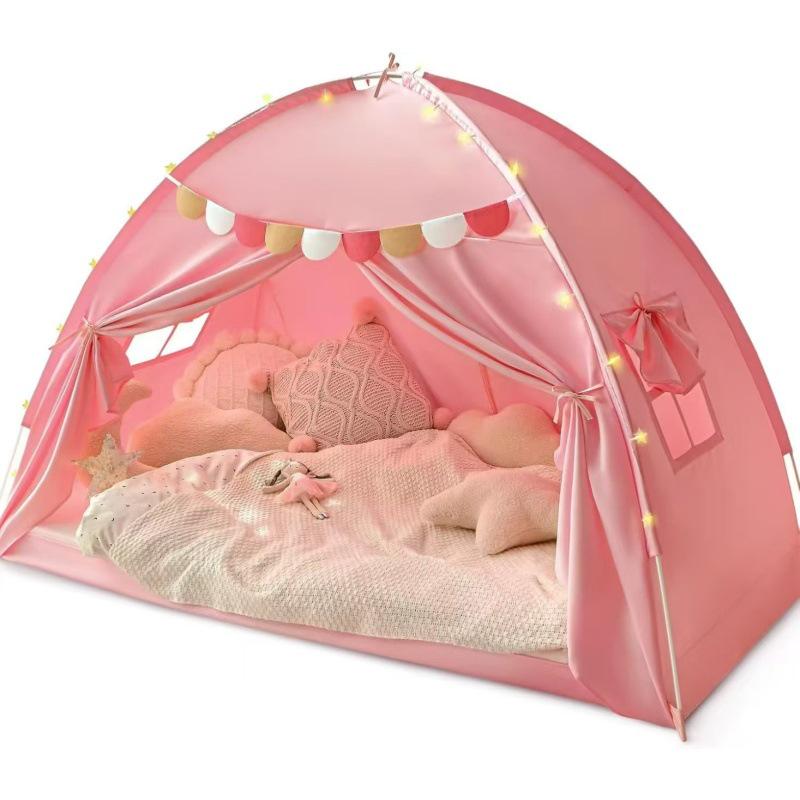 Children's Indoor Princess Castle Tent - Portable, Breathable Playhouse for Babies.