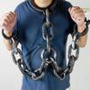Plastic Prisoner Handcuffs - Realistic Wrist Shackles with Chains for Halloween Costumes Cosplay Props Gags & Practical Jokes