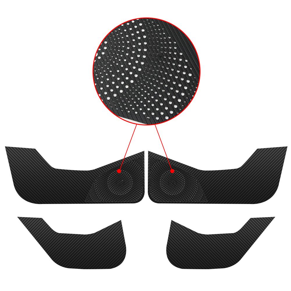 For Tesla Model Y Model 3 Model3 Modely Door Stickers Door Anti Kick Sticker Pad Leather Decals Protector Interior Accessories