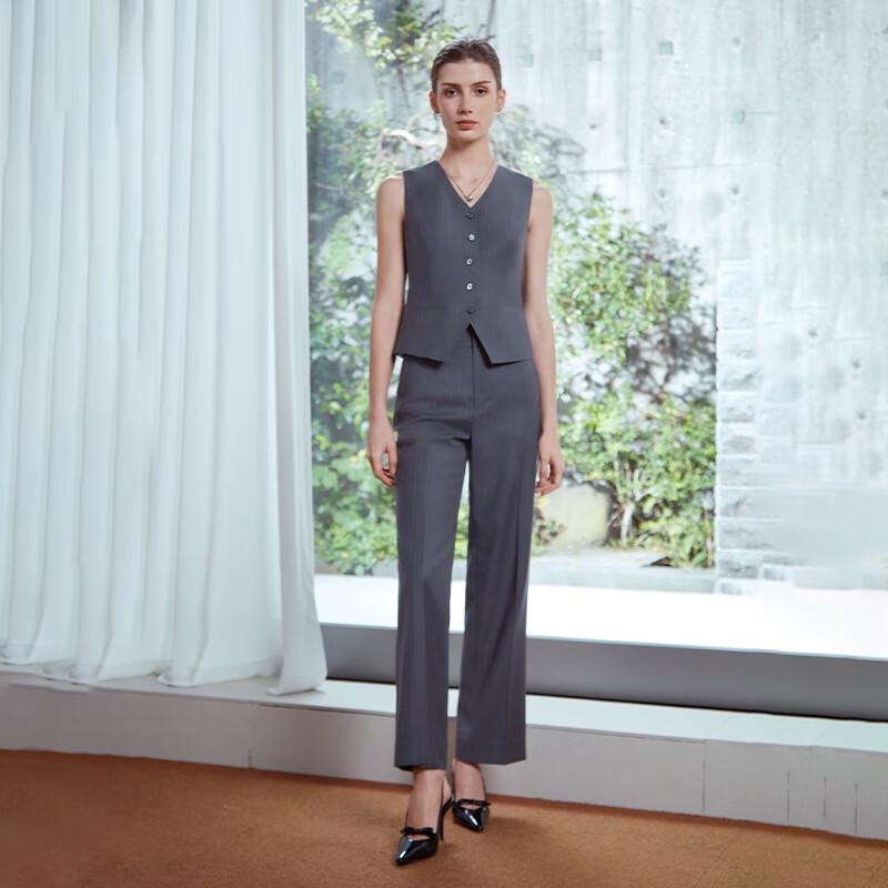 LadyS Elite Vanguard 2.0 Women's Grey Stripe Business Separates