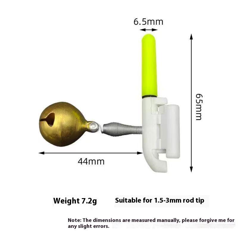 1 Piece Luminous Led Bells Light Rods Flash Electronic Fishing Rod Tip Light Rods Night Bright Fish Bite Alarms Tools