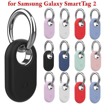2025 Soft Silicone Cover For Samsung Galaxy Key Finder Location Tag Tracker Case Keychain Anti-Scratch Protective Skin Cover