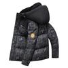 Winter New Style Chinese Style Thickened Short Hooded Down Jacket 90 Velvet Men's Casual Trendy Warm Down Jacket
