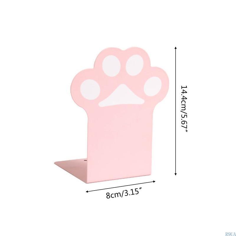 Cat Paw Bookends Sturdy Non Skid Book Ends Stand for Bookshelf Bedroom 2 Pac