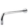 Extra Long Stainless Steel Shower Rain Head Arm Replacement Flange Set Wall Fixed Chrome Finish