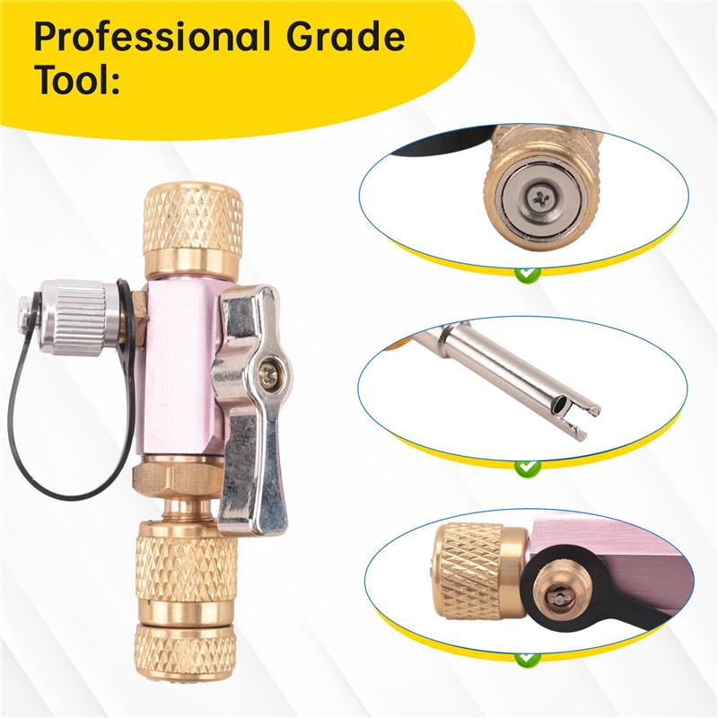 ABWR-For Home AC Appliance Valve Core Removal Tool 5/16" For HVAC System Connection Valve Core Wrench