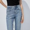 ONLY Women's 2026 Spring Deconstructed Slim Straight Cropped Jeans