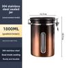 Visible Coffee Bean Storage Container Coffee Powder Sealed Container Storage with One-way Exhaust Coffee Storage Tank Coffee Beans Storage