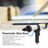 Caulking Gun Aluminum Alloy Caulking Gun Pneumatic Caulking Gun Professional Pneumatics Glue Guns with Air Pressure Regulator