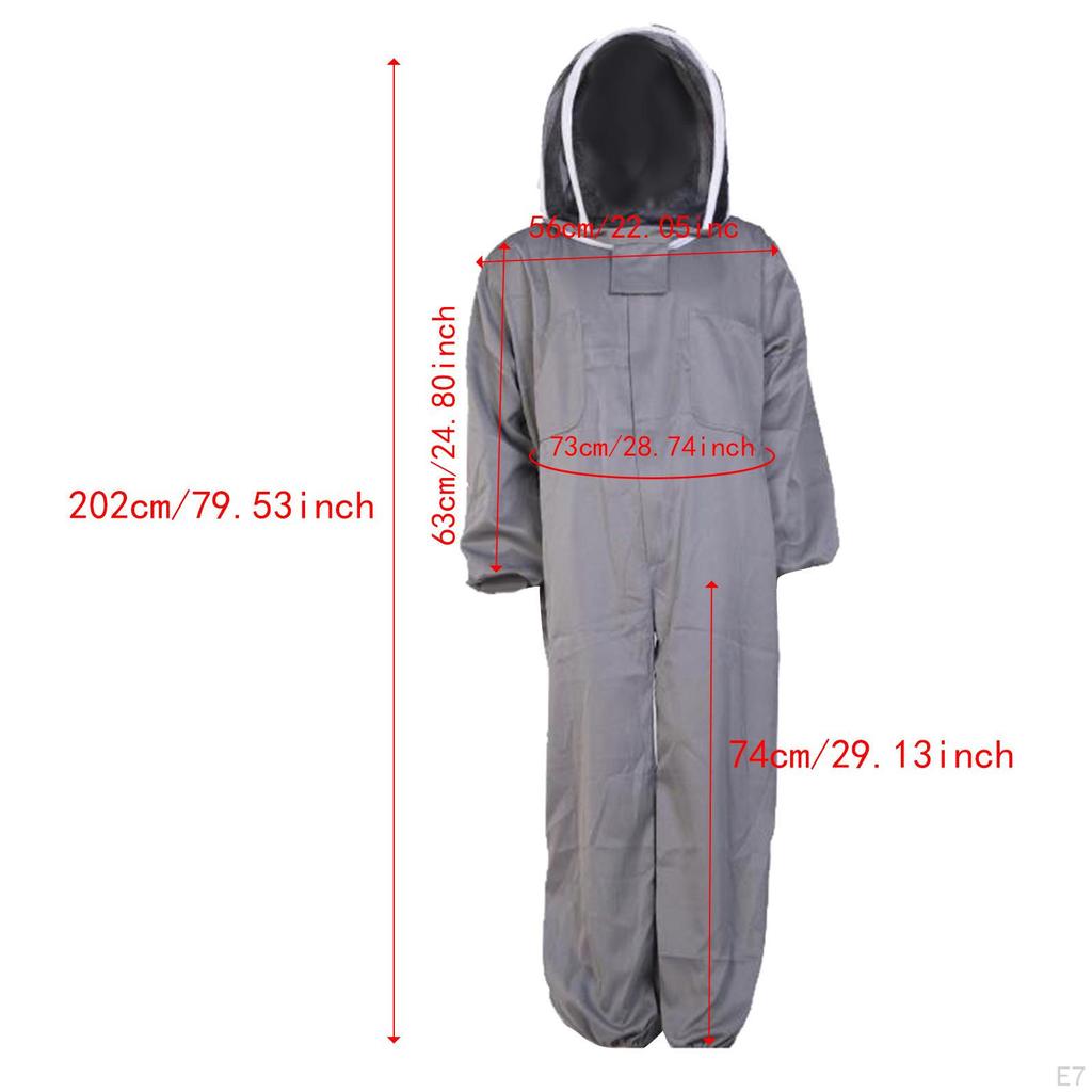 Arıcı Tulumu Arıcı Peçeli Başlık Kıyafet Arıcılık Kostümü Erkekler Kadınlar Arka Bahçe