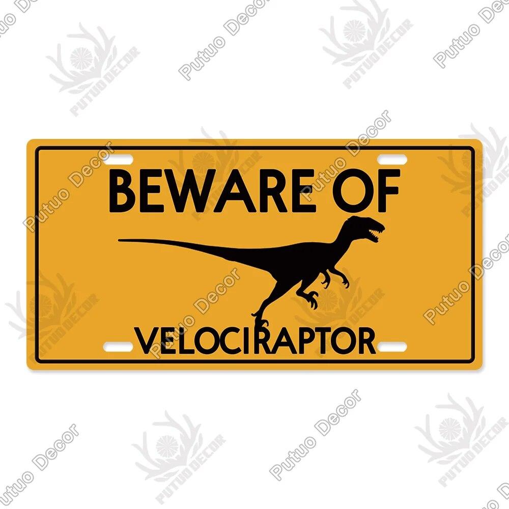 Putuo Decor Warning  Game Zone Tin Sign License Plate Plaque Metal Vintage Poster for Man Cave Pub Club Park Wall Art Decor