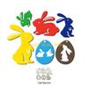 F26C Bunny Metal Cutting Dies Stencil DIY Scrapbooking Album Paper Card Template Mold Embossing Craft Decoration