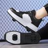 2025 Rollschuhe für Jungen & Mädchen, Doppelschuhe, Trendige Knopf-Rollen Freizeitsport-Schuhe