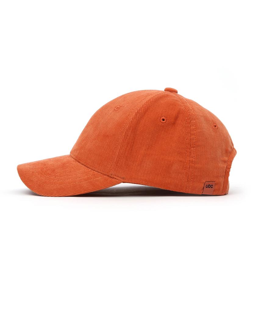Eondeokeonteulol Corduroy Logo Ball Cap Small Logo / Hard Top B B / Cd / Orange