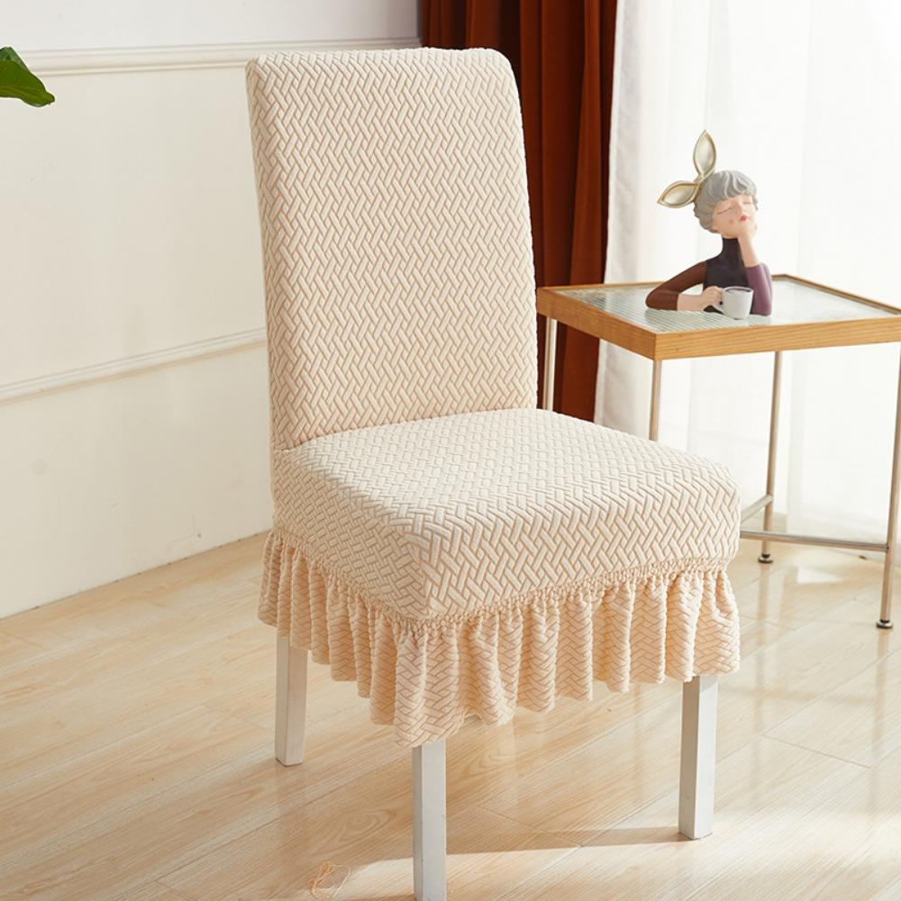Stretchable Dining Chair Covers Set Universal Fit Thickened Spandex Slipcovers with Backrest for Home Kitchen Office