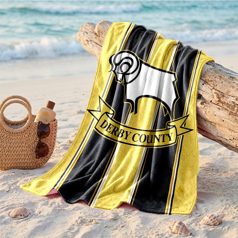 Derby County Thema Strandtuch Weich Schnell?Trockenes Handtuch für den Sommerstrandurlaub beim Schwimmen