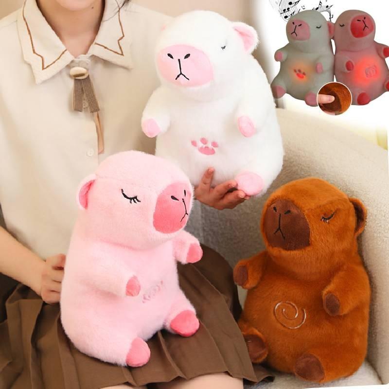 Cute And Adorable New Breathable Bear Capybara Plush Toy With Music For Kids