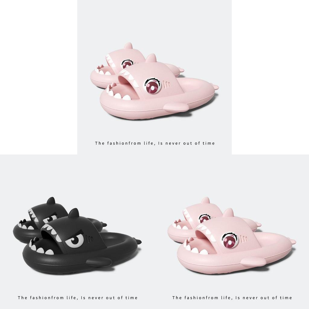 Special Edition Largeeyed Shark Slipon Slippers With Waterproof Eva For Couples Home Use