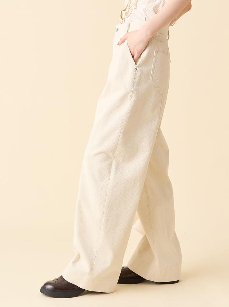 Corduroy Curve Pants LWFP254065WHT1