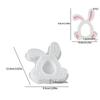 Silicone Molds Easter Bunny Ornament Silicone Mold DIY Rabbit Hanging Pendant Casting Molds For Rabbit Decor Plaster Resin Craft