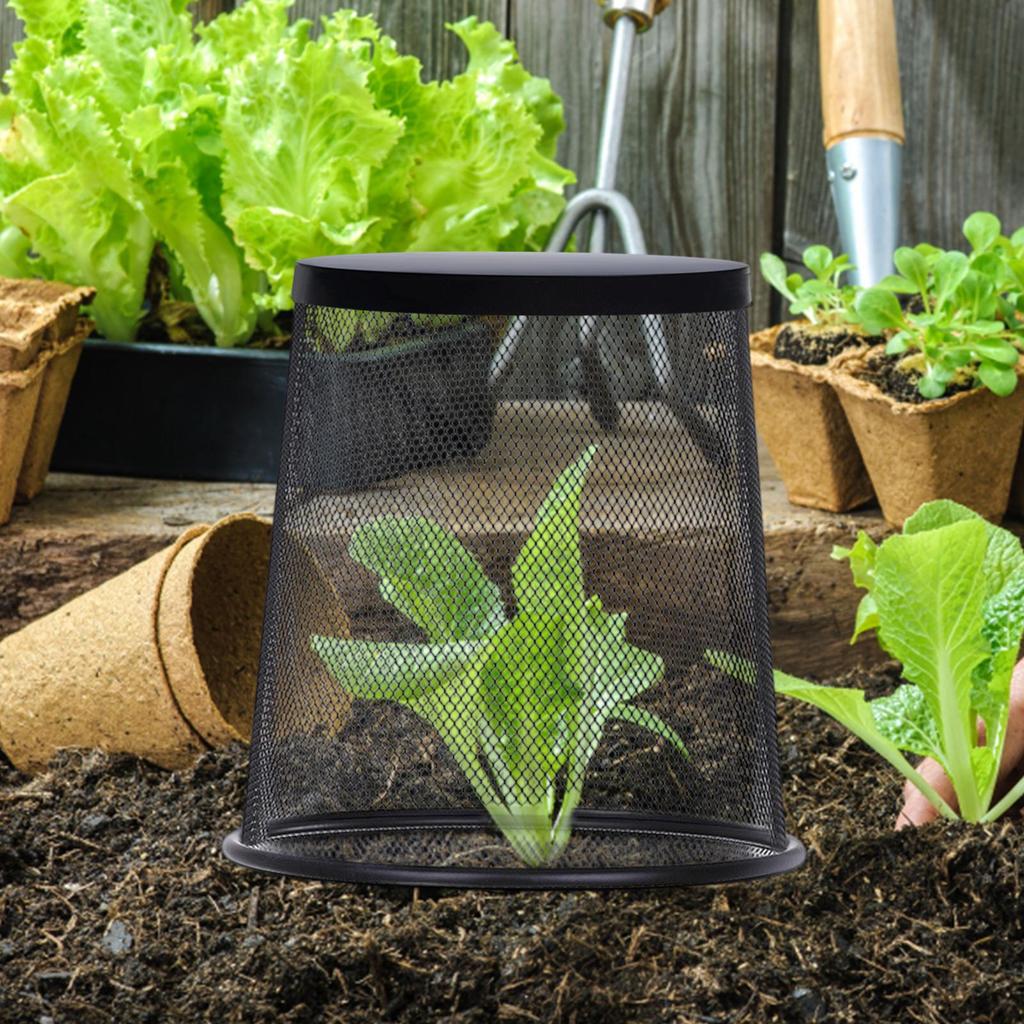 Maschendraht Pflanzenschutz Schwerlast Pflanzenschutz vor Tieren Windbeständig Langlebige Barriere Schutzkäfig für Blume