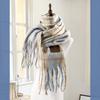 Red scarf women's winter atmosphere knitted scarf plaid couple warm thickened shawl scarf neck protection