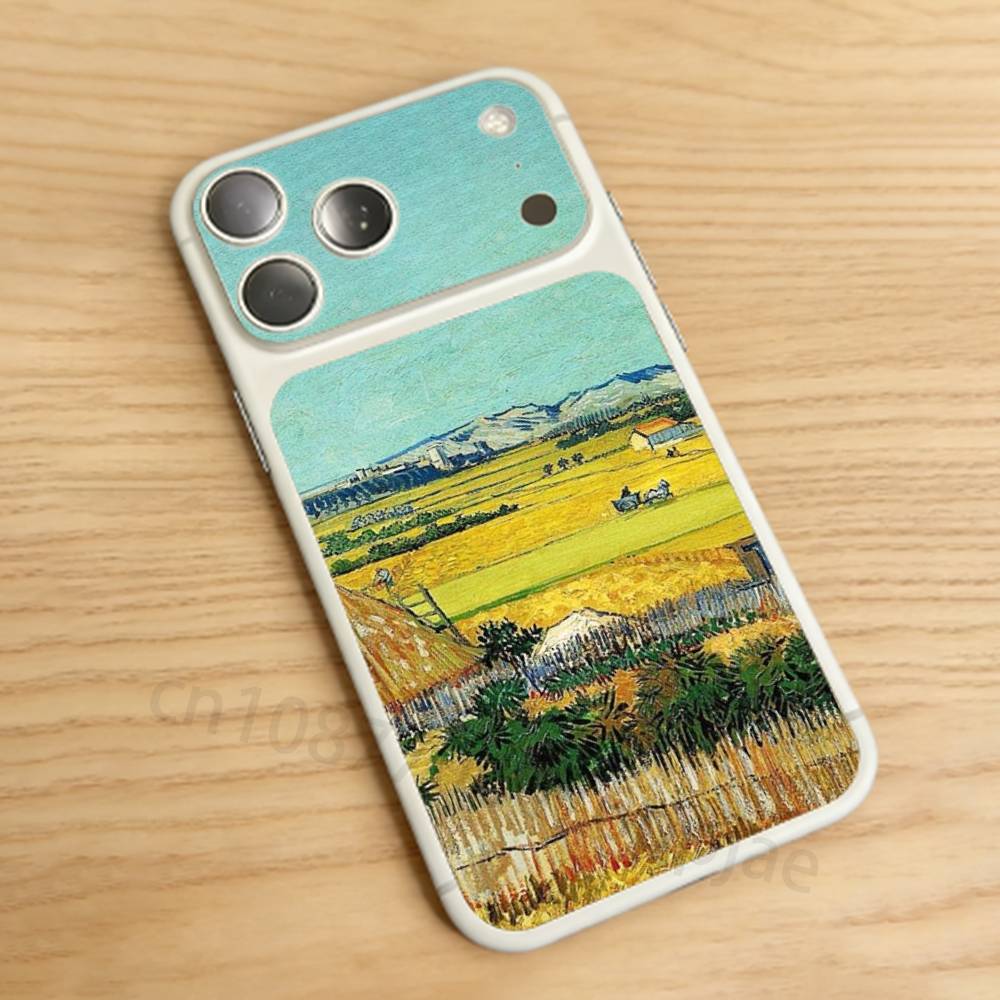 

Retro Van Gogh Oil Painting For iPhone 17Pro/ProMax Battry Back Cover with Camera Decal Skin Rear Protective Sticker Film SJTZ-17P