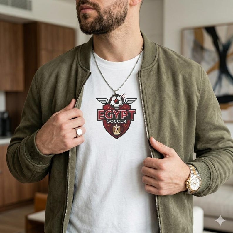 Egypt Soccer World Cup 2026 Shirt | Egypt Football Fan Tee | Vintage Egyptian Match Day Supporter Gift M