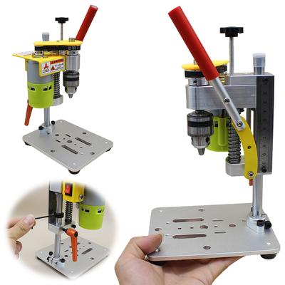 Mini-Ständerbohrmaschine Hohe Präzision CNC Tischbohrmaschine B10 Bohrfutter Mini Schreibtisch-Bohrmaschine Metall Holz Jade DIY Handwerkswerkzeug