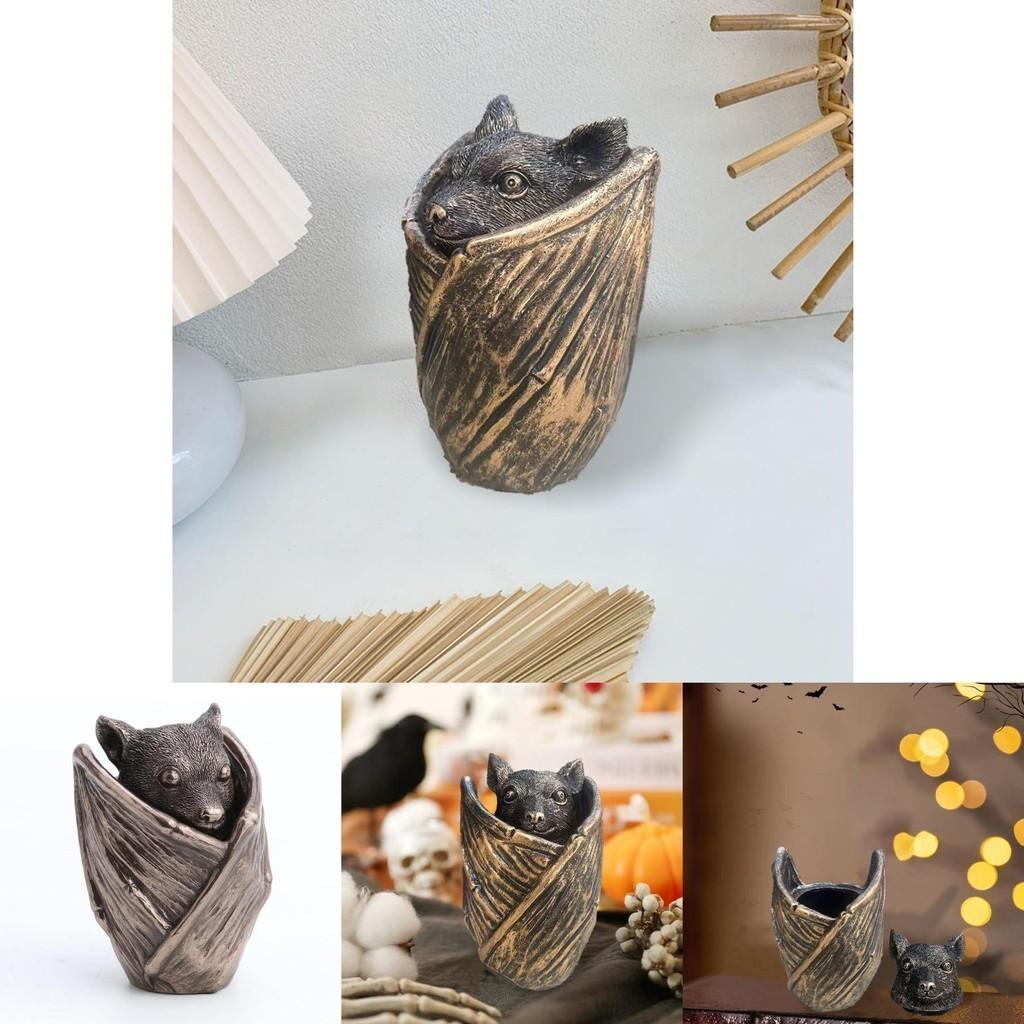 Gothic Resin Bat Jewelry Box Halloween Gift Jewelry Storage Organizer