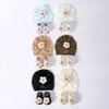 Elastic Infant Turban Hat Breathable Fetal Caps & Matching Socks Set Stylish Girls Clothing Accessories for Baby