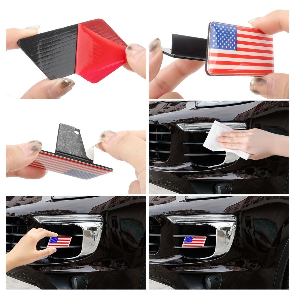 3D Car Emblem Sticker for Car Decoration, Unique British Flag Front Grille Emblem Grille