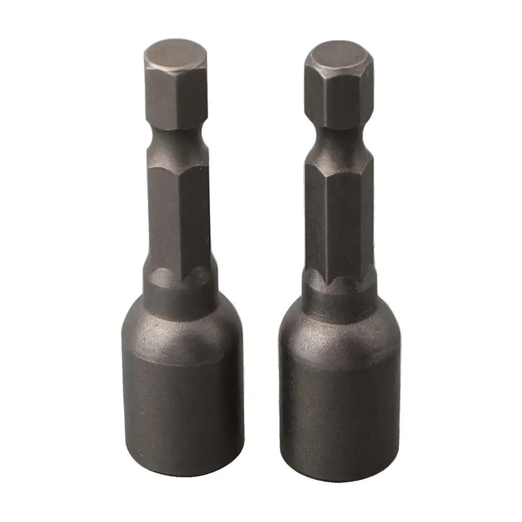 1PCS Magnetic Nut Driver Socket 6 7 8 9 11 11 11 11 Mm 1/1inch Hex Shank For Power Drills Screwdriver Hand Tools Accessories