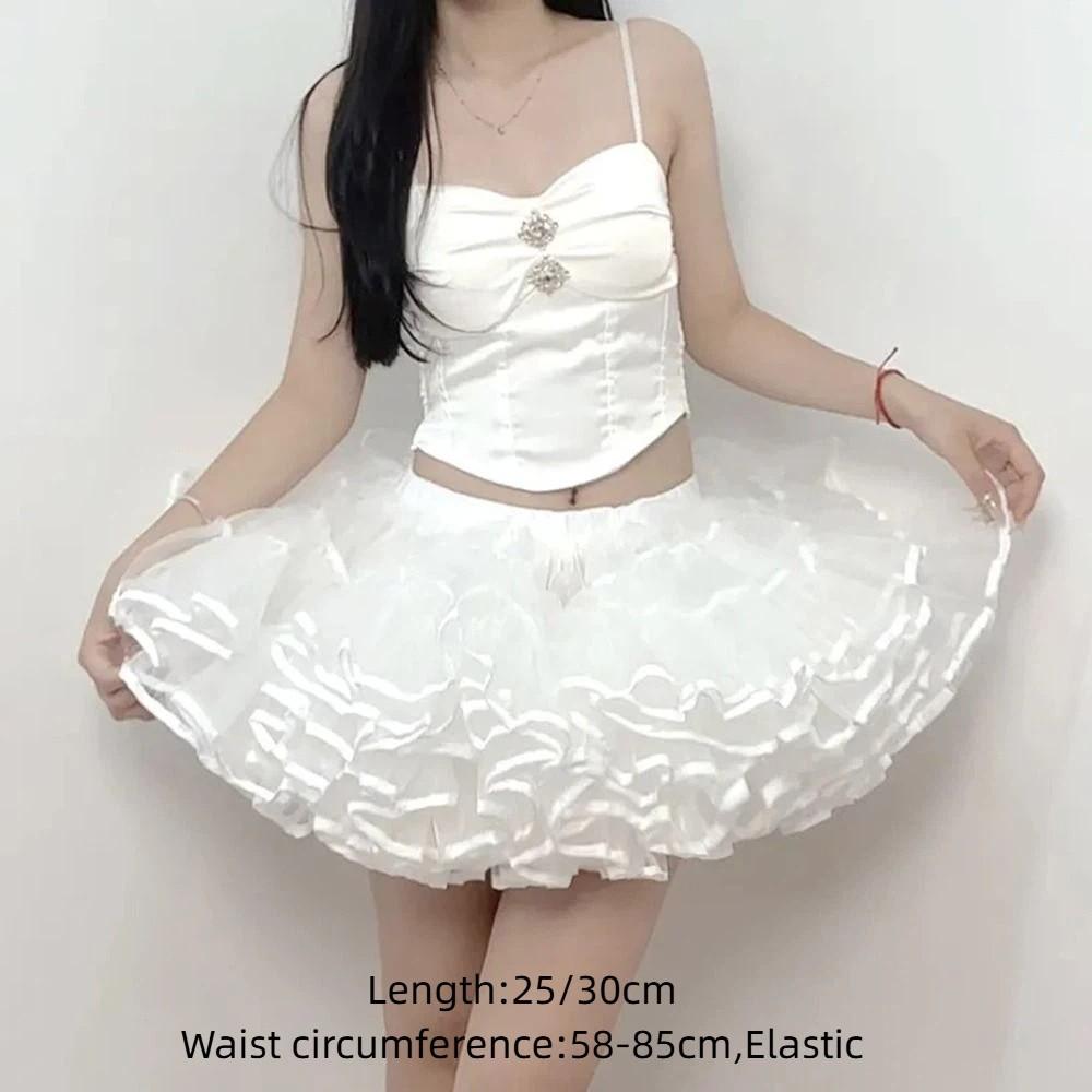 Jupon sans cerceau Crinoline Robe de bal blanche Jupes jupon Jupon de mode Robe de mariée