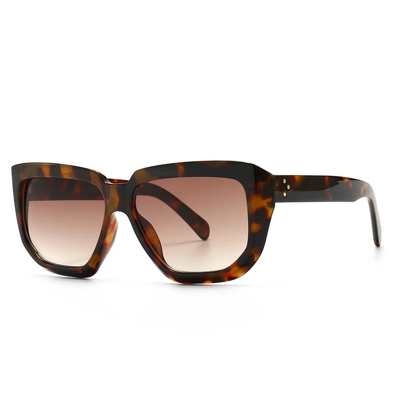 

Cross-Border Narrow Rivet Embellished Sunglasses Trendy Street Style Modern Retro Charm Sunglasses 400931