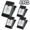 1-6 Stück LED-Clip-Solarleuchten für den Außenbereich, wasserdichte LEDs, Bewegungssensorleuchten, 3 Modi, 3 Montagearten, Solare Sicherheitsbeleuchtung für Zaun, Garage