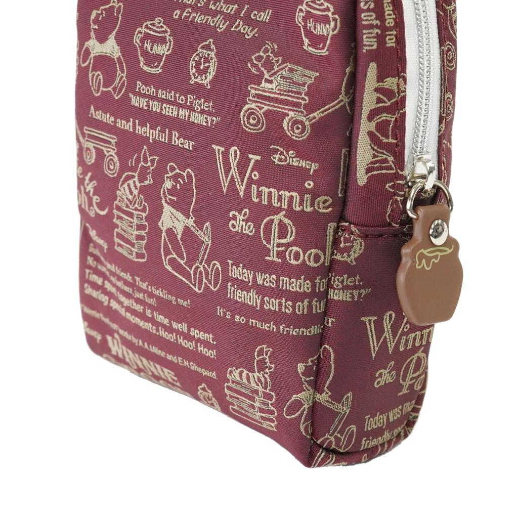 Disney Cosmetic Pouch the Pooh Calligraphy (Winnie Pattern)