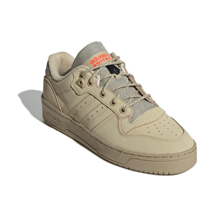 Adidas Originals Rivalry Low top Skateboard Shoes Men's Sand Yellow FV4618