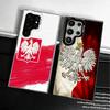 Poland Flag White Red Soft Phone Case for Samsung Galaxy S24 S25 FE S26 Edge S23 Ultra S22 Plus S21 + Shockproof Cover Back Shel