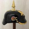 German Prussian Pickelhaube Helmet, Imperial Officer Spike Helmet Wearable for Adult
