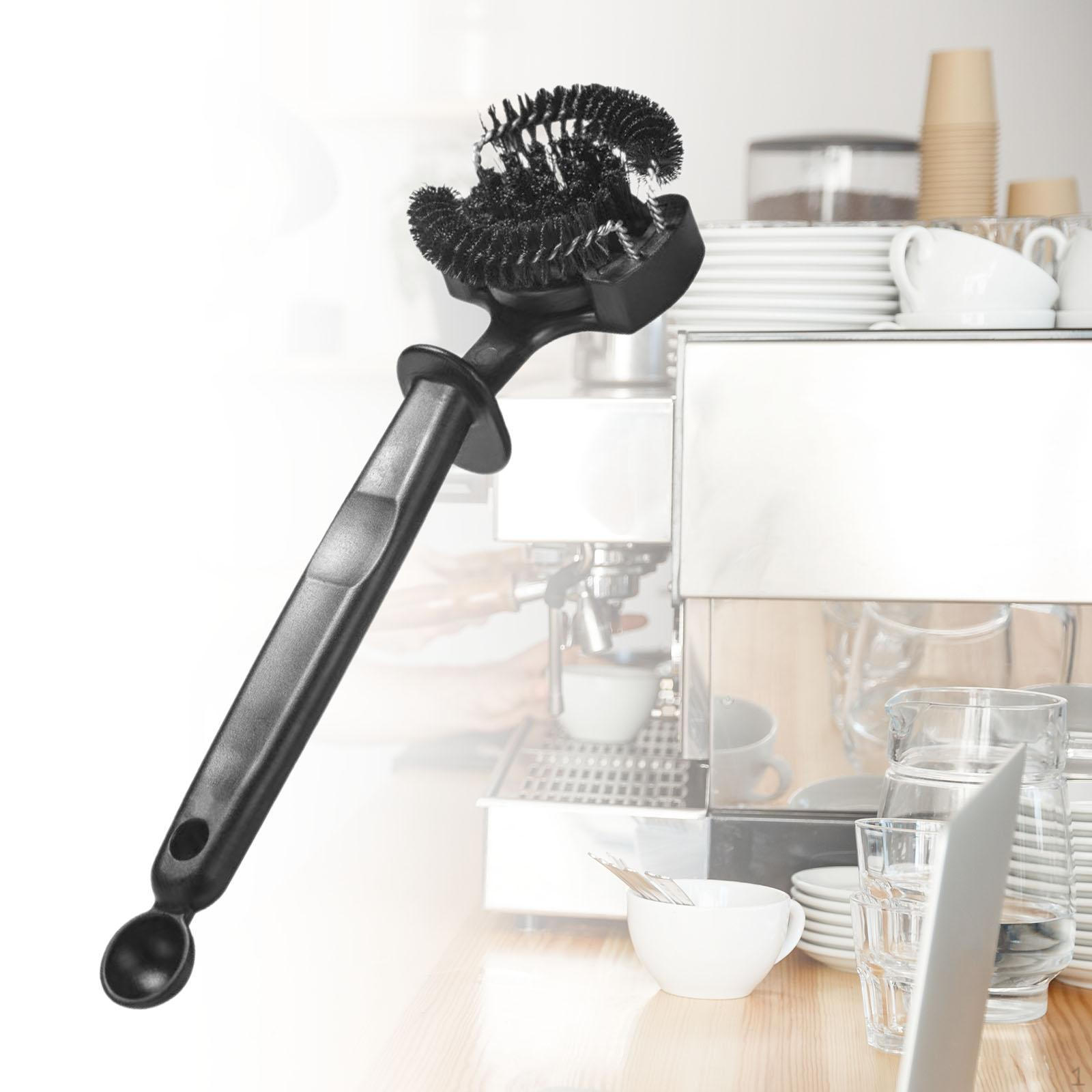 

Очиститель кистей для кофемашины Легко очищается от пыли с помощью ложки Очистка головки группы эспрессо 51mm