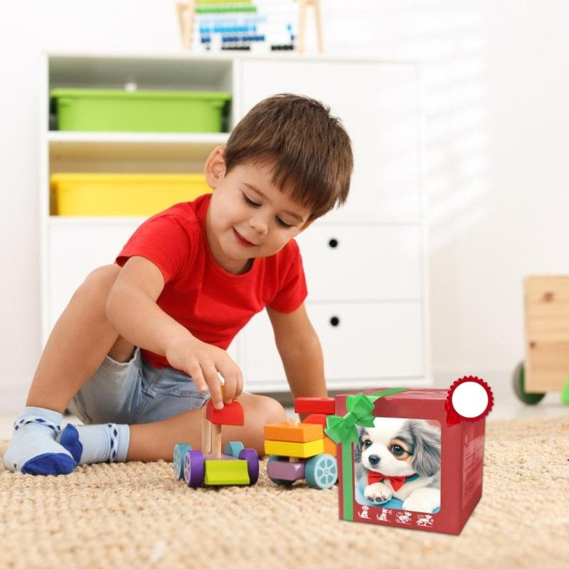 Smarts Realistic Robot Puppies AI Robot Dog,Interactive Plush Dog Robot Walking,Barking,Tail Wagging Kids Adult Toy