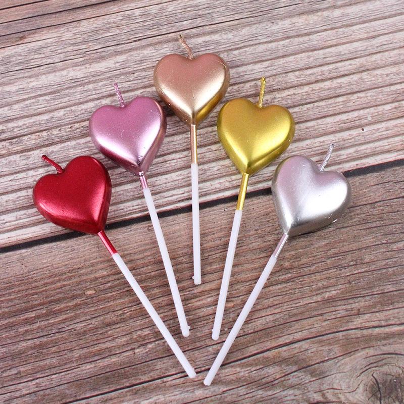 Birthday Candles, Five-pointed Star Rich Golden Candles, Small Love Candles, Independent Birthday Cake Candles