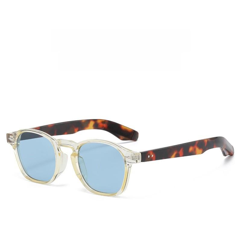 Vintage Round Sunglasses With Uv400 Protection For Outdoor Travel And Fashion Style