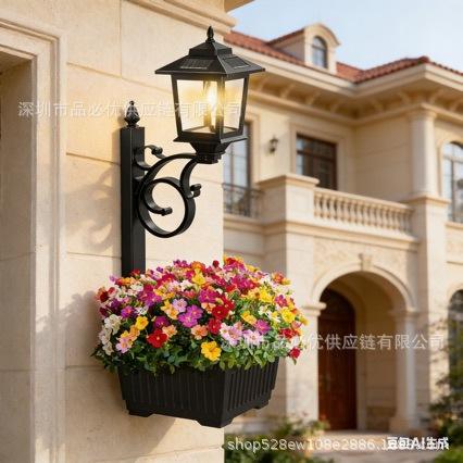 

Solar Flower Pot Lights, Balcony Courtyard Atmosphere Lights, Courtyard Decorations, Ornaments, Retro Style