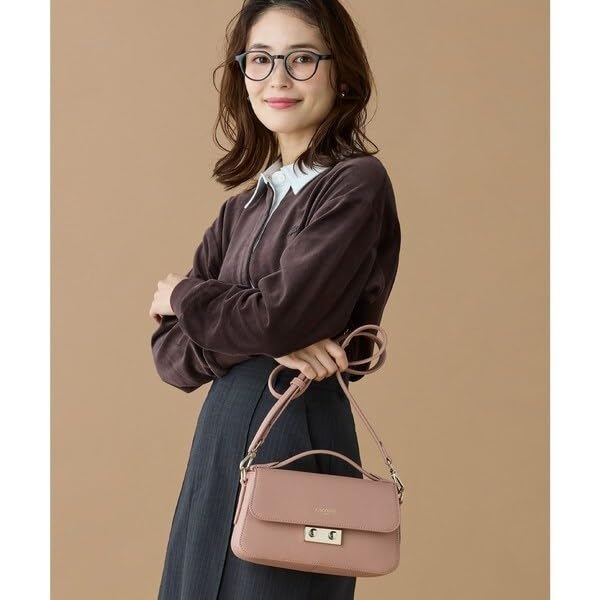 Lacoste Official Leather Shoulder Bag NF5099PHN8100 Champs-Élysées