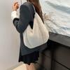 Tote Bag Women Plush Stitching Daily